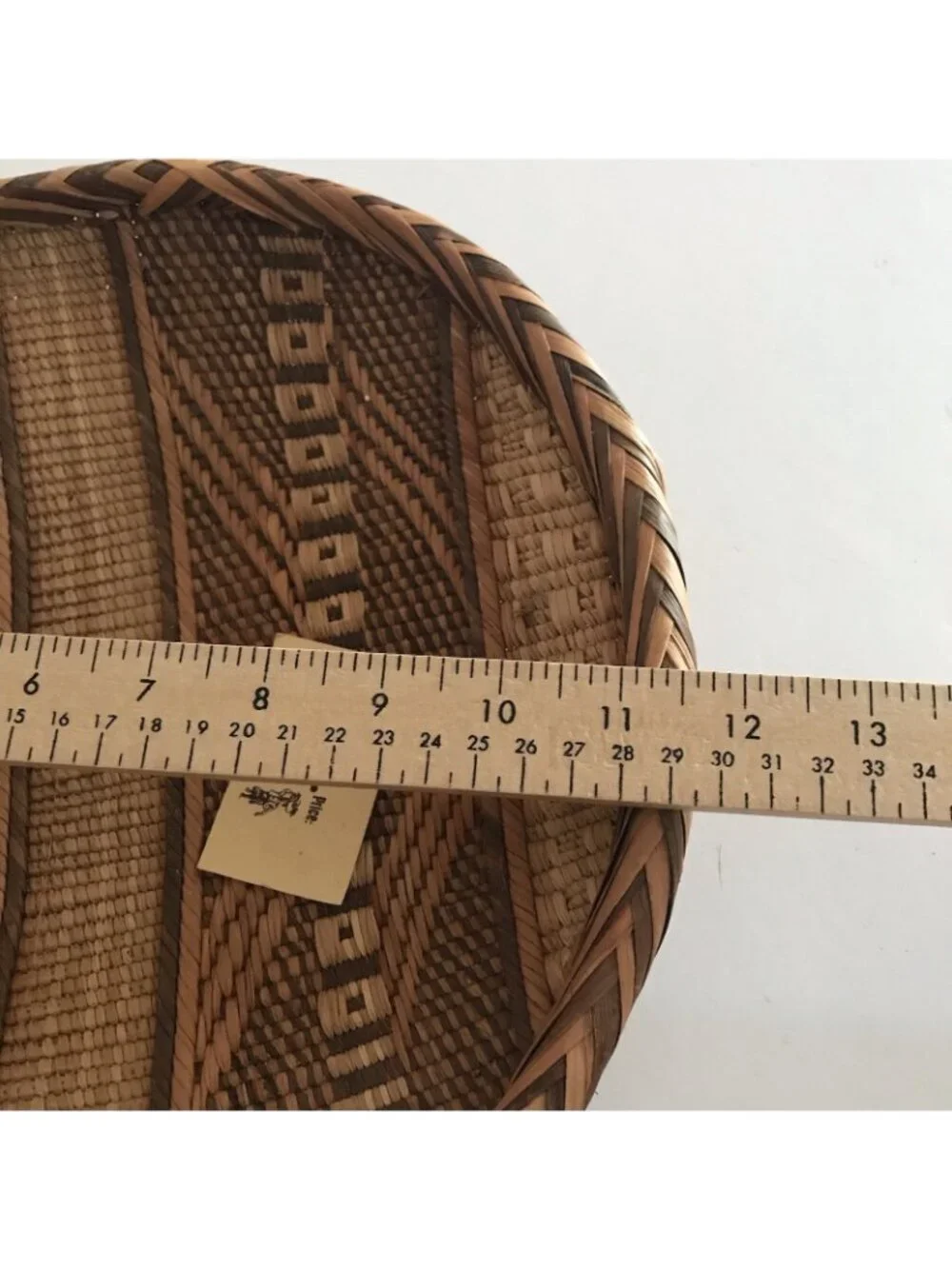 Vintage Handwoven Basket Mixed Lot Tonga Two Tone Coiled Mini Tribal Boho Native